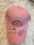 Pink Custom Embroidered Cap | Rainbow, Peace sign, and 'YOU MATTER' patches | custom caps For All
