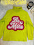 Warm Neon Green High Neck Shirts with " Be Mine" Large Patch | Custom Gift For Your Beloved